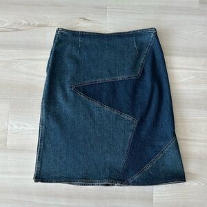 Vintage rare original Moschino Jeans denim skirt